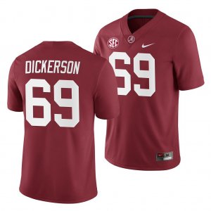 Men's Alabama Crimson Tide #69 Landon Dickerson Crimson 2019 NCAA Home Game College Football Jersey 2403BMRY2